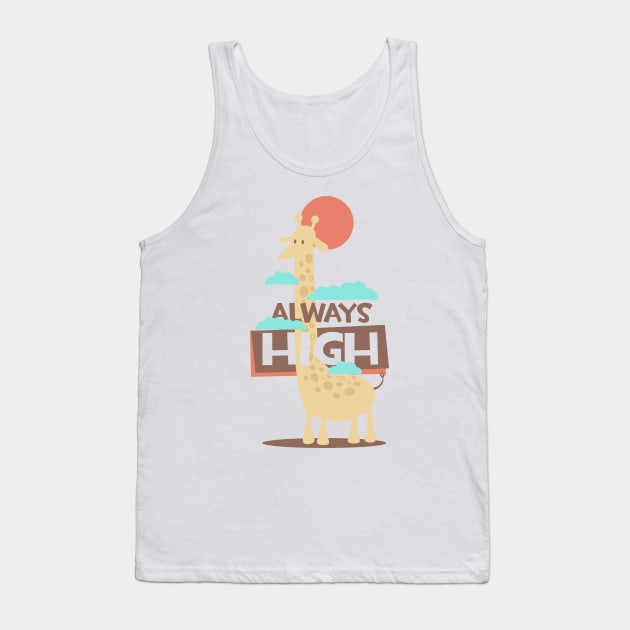 Always high Tank Top by NiceIO